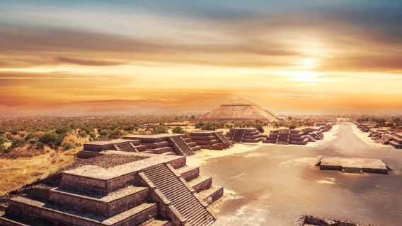 Sun and Moon Pyramids + Basilica of Our Lady of Guadalupe + Constitution Square [Mexico City shared tour Tour]