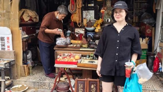 Ciudad acuática de Zhujiajiao en autobús y jardín Yu, Bund por Escooter