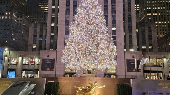 NYC: Holiday Walking Tour 5th Ave, Rockefeller Tree & Xmas Village