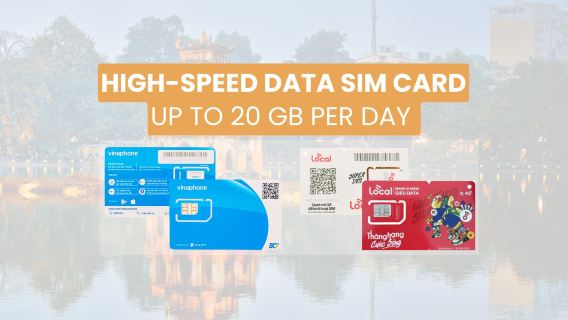 Kartu SIM 4G/5G Vietnam (Pengambilan di Bandara Internasional Hanoi - Noi Bai)