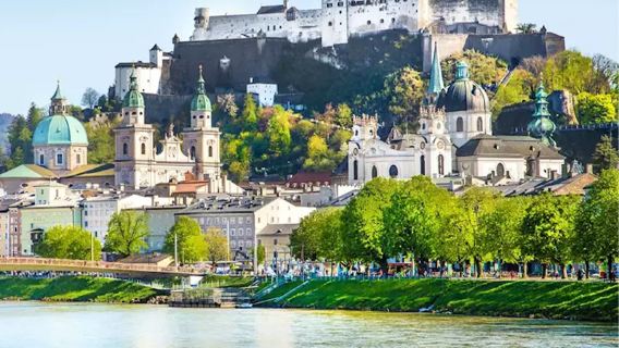 Excursión de un día a Salzburgo desde Múnich, Alemania (incluye billete de tren de ida y vuelta/la ciudad natal de Mozart)