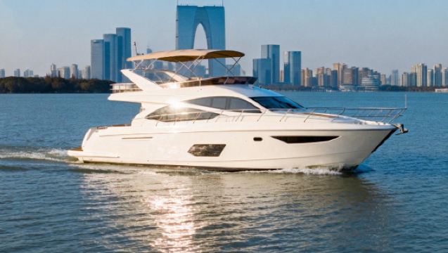 【蘇州遊艇包船】蘇州金雞湖58英尺遊艇包船日遊夜遊金雞湖水上風光~支援商務宴請~生日求婚