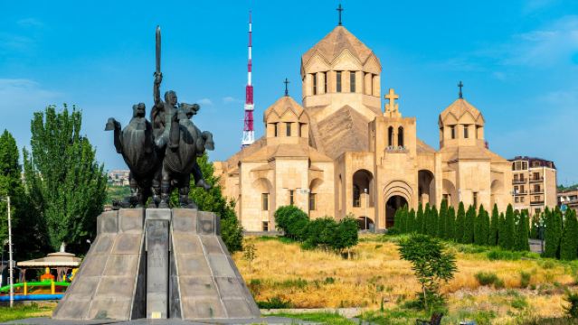 1-day private charter tour to Saint Gregory The Illuminator Cathedral and Geghard in Yerevan, Armenia