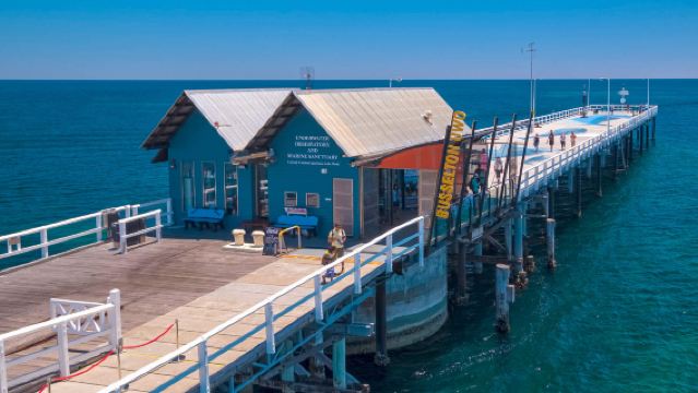 Busselton Jetty Underwater Observatory Experience + Train Ride in Australia