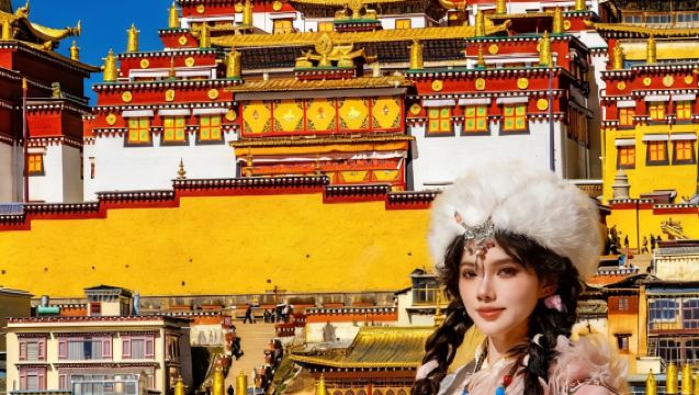 ทัวร์ 1 วัน แชงกรีลา หุบเขาเสือกระโจน + เมืองโบราณดุกซง รวมเที่ยวกลับทางด่วน เล่นสนุกเต็มที่ งานเลี้ยงโต๊ะจีนหัวหน้าเผ่า