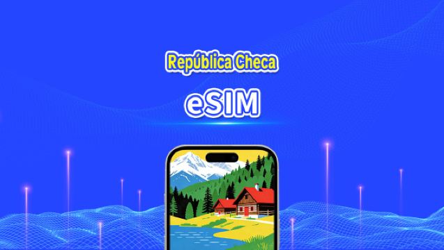 eSIM República Tcheca | Dados de alta velocidade | 5G/4G | Pacote diário/de dados | 24 horas | 1-30 dias | Código QR