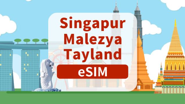 Singapur/Malezya/Tayland 5G eSIM | Günlük Paket/Toplam Paket | 1-30 Gün | Günlük Faturalama | QR Kodu