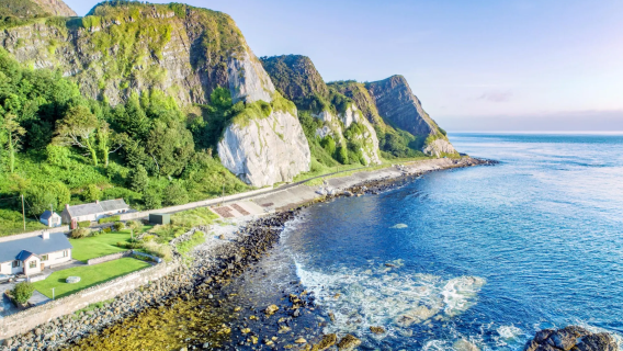 [Sewaan peribadi Bahasa Cina] Belfast pergi-balik + Pagar Pokok Gelap + Jalan Raksasa + Jambatan Gantung Carrick + Kuil Mussenden