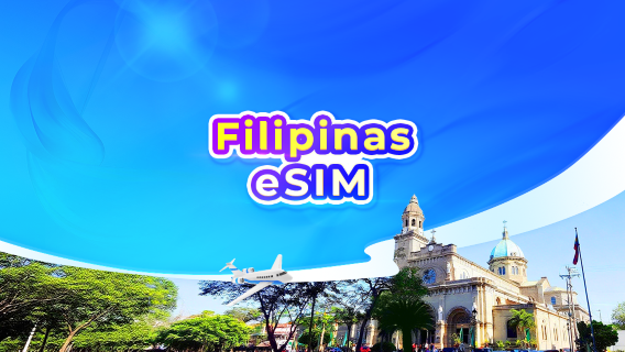 eSIM 5G de Filipinas | TikTok y ChatGPT disponibles | Paquete diario/Paquete de datos | Facturación por 24 horas | 1-30 días | Código QR