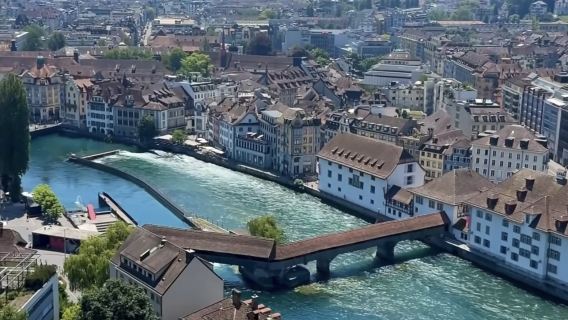 Zurich pergi-balik|Pemandu Berbahasa Cina | Lucerne + Pilatus Luzern | Lawatan Sehari Pemandangan Tasik dan Gunung