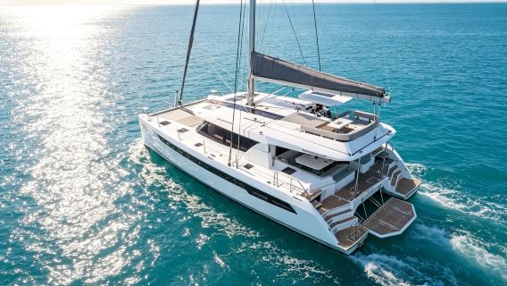 Private yacht trip in Haikou - Private 50-foot luxury catamaran sailing boat trip + fishing in Haikou