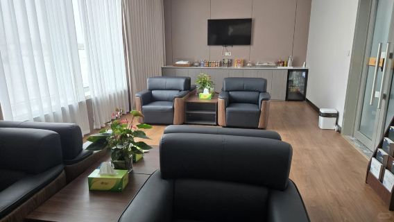 Ningxia, China | VIP lounge at Zhongwei Shapotou Airport