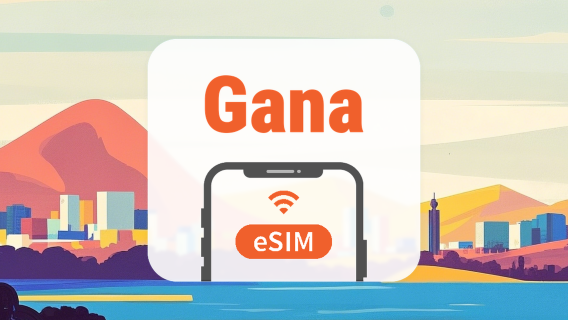 Gana eSIM | Tüm AI & TikTok | 1–30 Gün | QR Kod