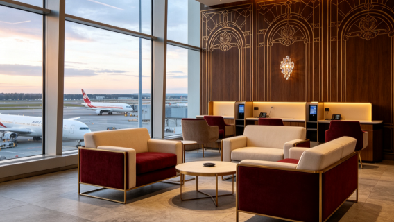 Viyana Uluslararası Havalimanı Dinlenme Salonu | VIP Salonu | Birinci Sınıf/İş Sınıfı | Aktarma ve Bekleme VIP Hizmeti/Viyana Havalimanı Dinlenme Salonu