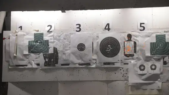 Riga Gun Range: shooting with Winchester, Glock17, & Kalashnikov