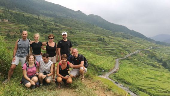 Yangshuo Private Day Tour for Yangshuo Xianggong Mountain Sunrise and Longji Terraces