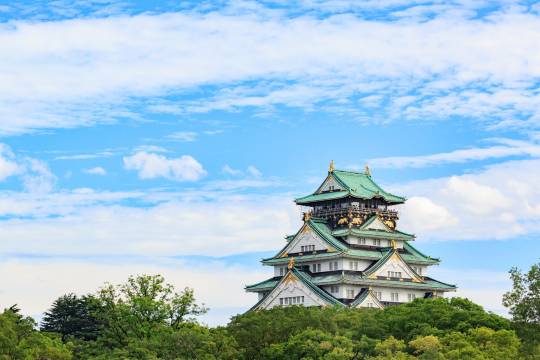 One-day tour to Osaka Castle + Osaka Kiyomizu Temple + Dotonbori + Osaka Castle Castle in Osaka, Japan