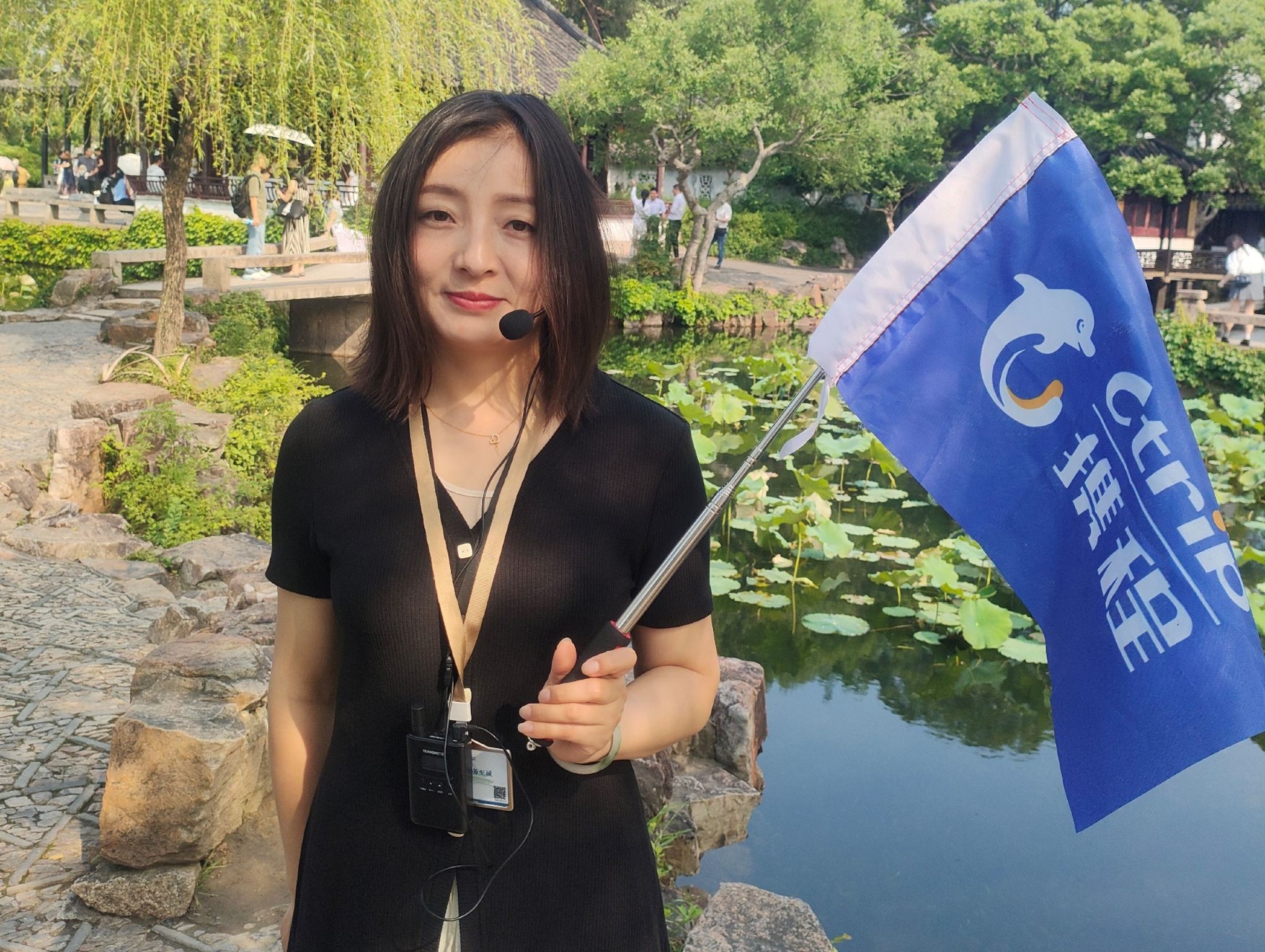 Changzhou live guided tour [Multilingual guides available in Chinese/English/Korean/Japanese] covering attractions like Qingguo Lane, Tianning Temple, Hongmei Park, and Yancheng Ruins Park