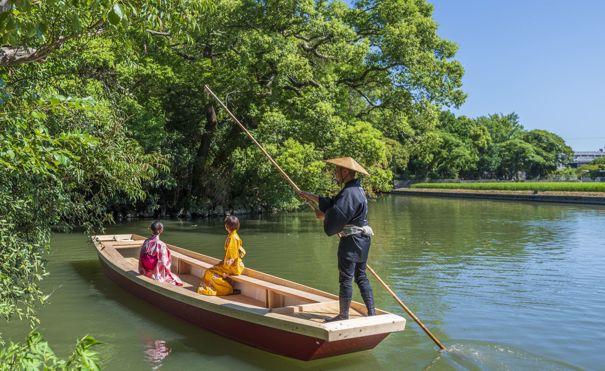 Esperienza di crociera turistica di 40 minuti a Yanagawa (noleggio privato)
