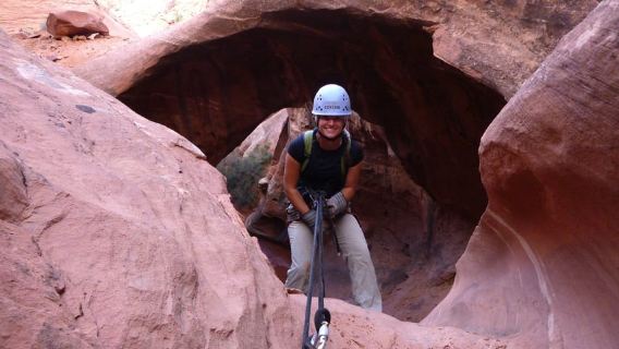 Von Moab: Rock of Ages Mittelschwerer Abseil-Hindernisparcours