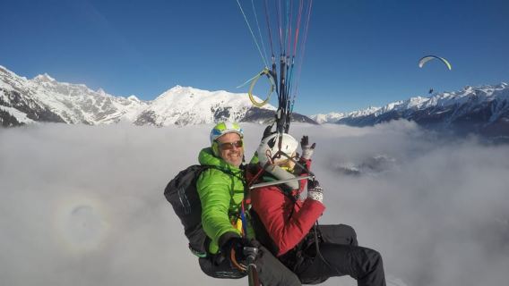 Aletsch Arena: Chuyến bay dù lượn đôi cơ bản