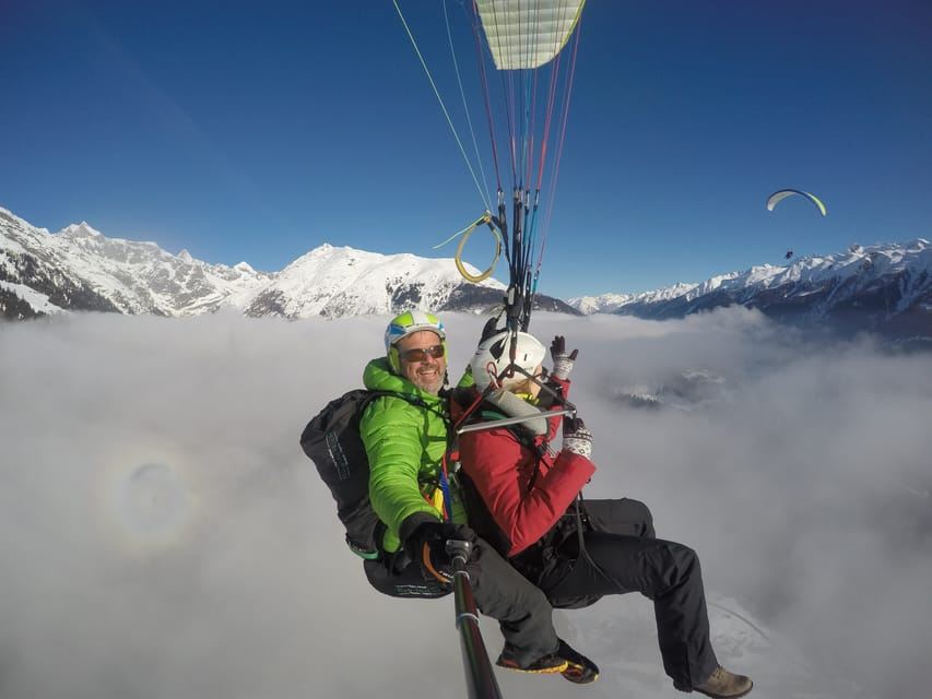 Aletsch Arena: Vuelo en parapente biplaza básico