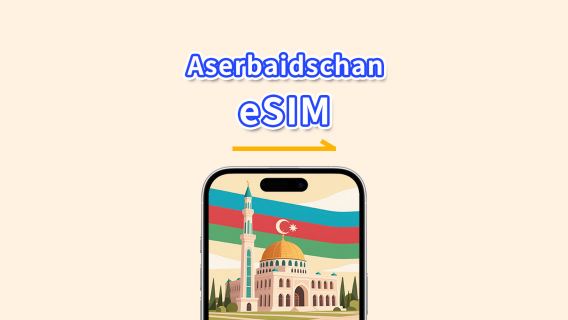 Aserbaidschan eSIM | 5G/4G | Tagespass/Gesamtdatenpaket | 1–30 Tage | 24-Stunden-Abrechnung | QR-Code