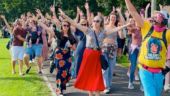 Mánchester: Aventura guiada en una discoteca silenciosa