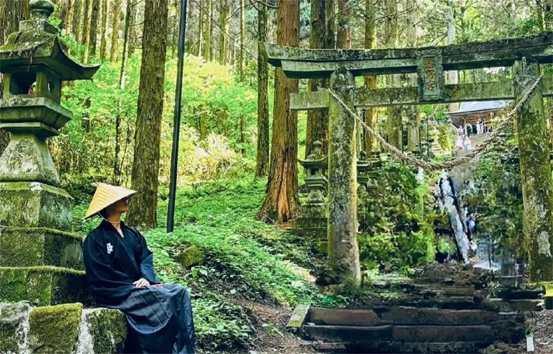 【熊本往復】上色見熊野座神社＋草千里阿蘇火山＋黒川温泉ワンデーツアー