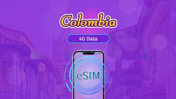 Colombia | 5G/4G eSIM | Total Package | 24H Billing | 30 days | QR code