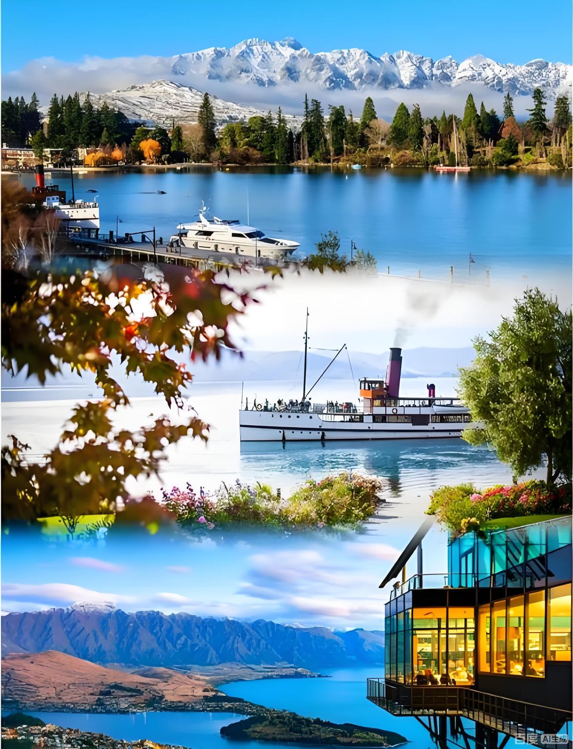 Tagesausflug durch die Südinsel von Queenstown nach Christchurch