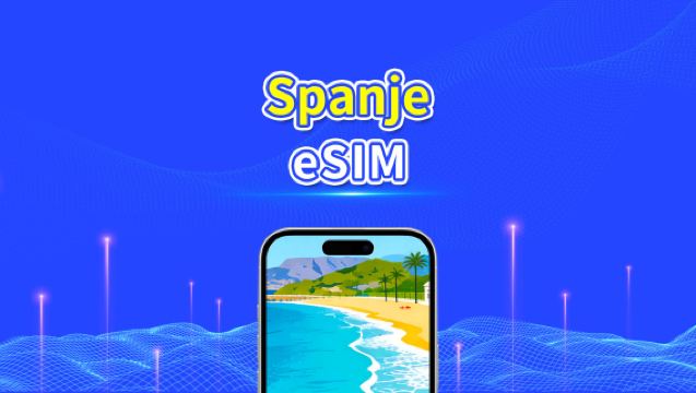 Spanje eSIM | 5G/4G | Dagelijks/totaal datapakket | 1-30 dagen | 24-uurs facturatie | QR-code