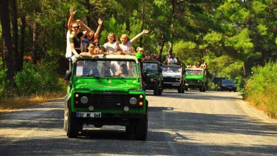 Belek Jeep Safari พร้อมรถวิบาก อาหารกลางวันแบบบาร์บีคิว และบริการรับส่ง