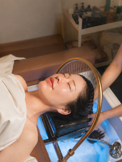 Sola Spa 明洞身體磨砂、頭部水療同面部護理
