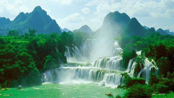 [Nanning] Päiväretki Detian kansainväliselle vesiputoukselle Kiinan ja Vietnamin rajalla - Aasian suurin kansainvälinen vesiputous