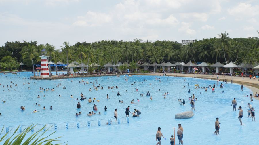 【曼谷暹羅水上樂園】巨型造浪池+水陸項目暢玩｜兒童親子專區