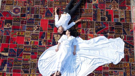 Istanbul: Professionelles Fotoshooting auf einer Außenterrasse