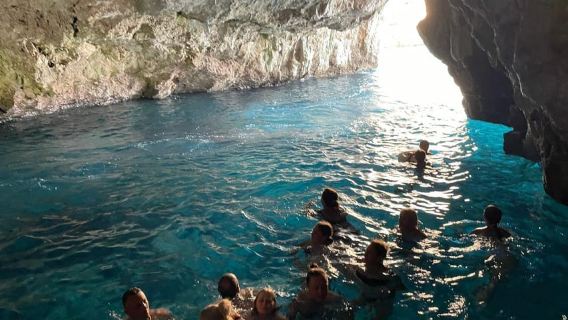 Excursion de luxe au départ de Budva : visite de la grotte bleue