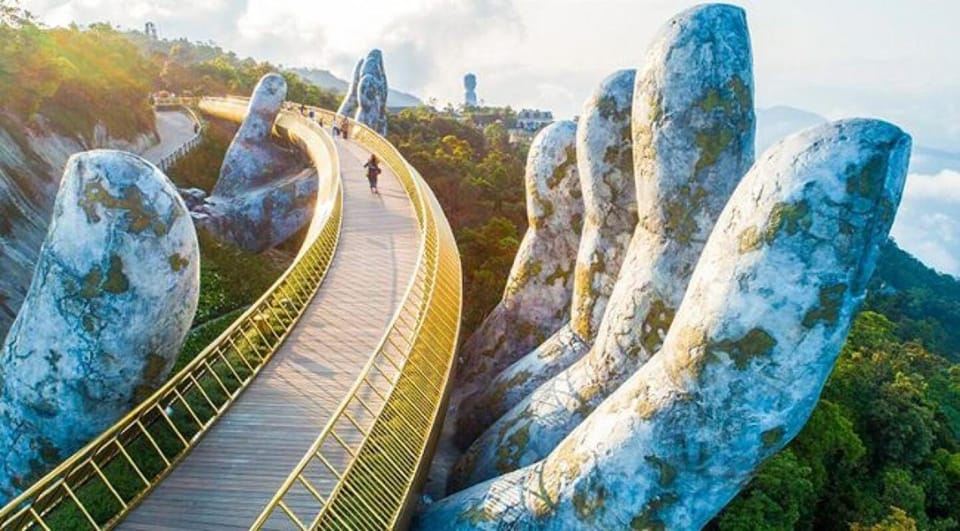 Tagesausflug zu den Ba Na Hills und zur Goldenen Brücke ab Da Nang/Hoi An