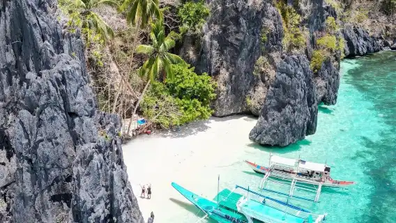 Philippines El Nido Island Hopping 1-day Tour D: Lagoons & Beaches