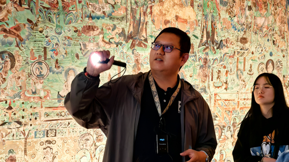 敦煌莫高窟陳列中心【榮志國講師團】大咖專業講解深入了解莫高窟 近距離拍照打卡鑑賞複製特窟 親子研學小團