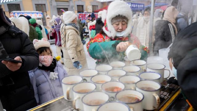 Harbin local morning market + Sun Island + Polar Park 1-day tour with authentic local flavor