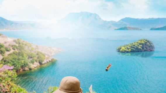 麗江瀘沽湖一日遊【真純玩·豬槽船遊湖·360°環湖·商務團】