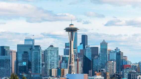 美國西雅圖+飛行博物館+華盛頓大學+太空針塔一日遊 行程可調