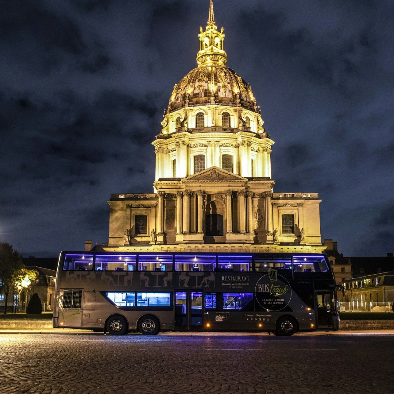 Autobus Toqué Parigi: tour con cena di 5 portate