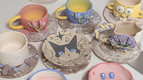 Jingdezhen, Jiangxi - Small Pottery, Ceramics & Glass Blowing DIY Intangible Cultural Heritage Craft Experience [Unique Ceramic Activities|Professional glass firing|DIY Crafting