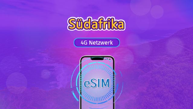 Südafrika | 5G/4G eSIM | Tagespass / Gesamtpaket | Natürlicher Tagesabrechnung | 1–30 Tage | QR-Code