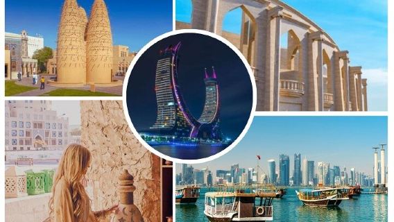 Doha City Highlights Guided Tour & Dhow Cruise with Pick n Drop