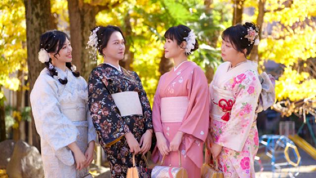 Tokyo Kimono, Yukata, Furisode Rental Experience | Hairstyling & Japanese Makeup & Photoshoot
