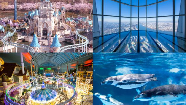 ULTRA LOTTE TOUR (Lotte Duty Free+Lotte World Adventure+Seoul Sky+Aquarium)